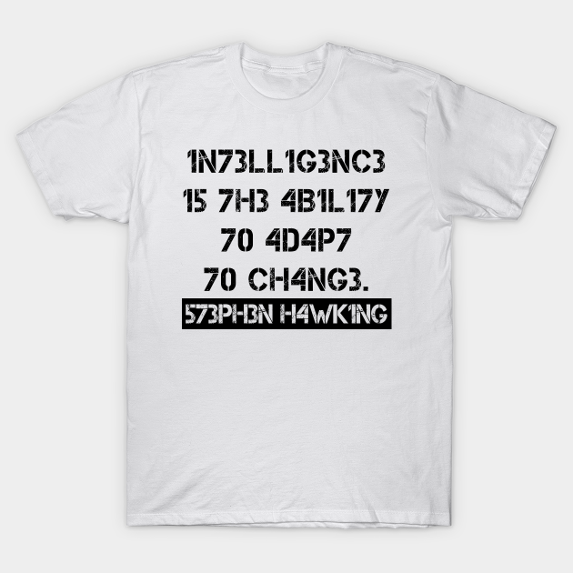 black intelligence t shirt